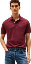 Tommy Hilfiger Men's Short Sleeve Cotton Pique Polo Shirt (Style MZMN)