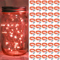 50 Pack Red Fairy Lights 7ft 20 LED Twinkle String Lights - Battery