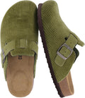 CUSHIONAIRE Hana Womens Clogs - Comfortable Vegan Suede Slip-Ons our