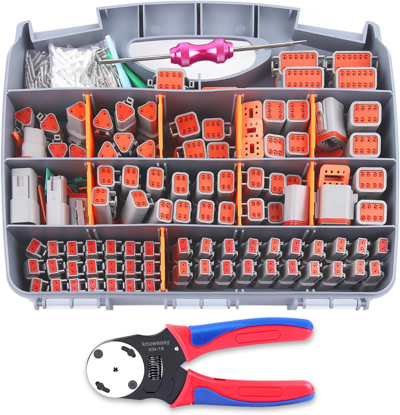 Knoweasy 540PCS Deutsch DT Connectors Kit for Automotive Use
