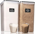 Shazo 2 PC Extra Large Food Storage Containers 9.5L - Airtight Bulk