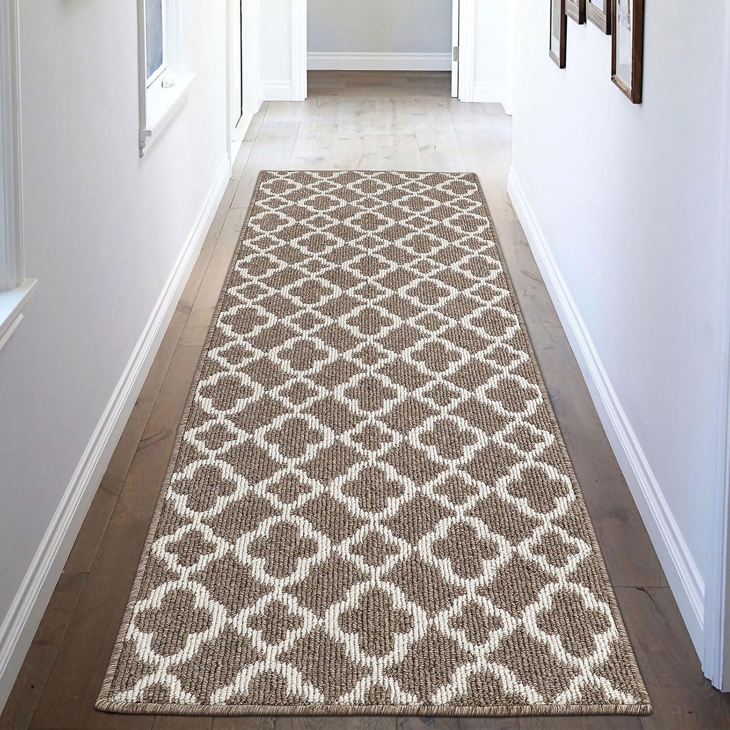 U'Artlines Runner Rug for Hallway 26ft Non Slip Kitchen Carpet