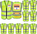 Custom Safety Vest Class 2 Hi Vis Reflective Vest - Custom Logo