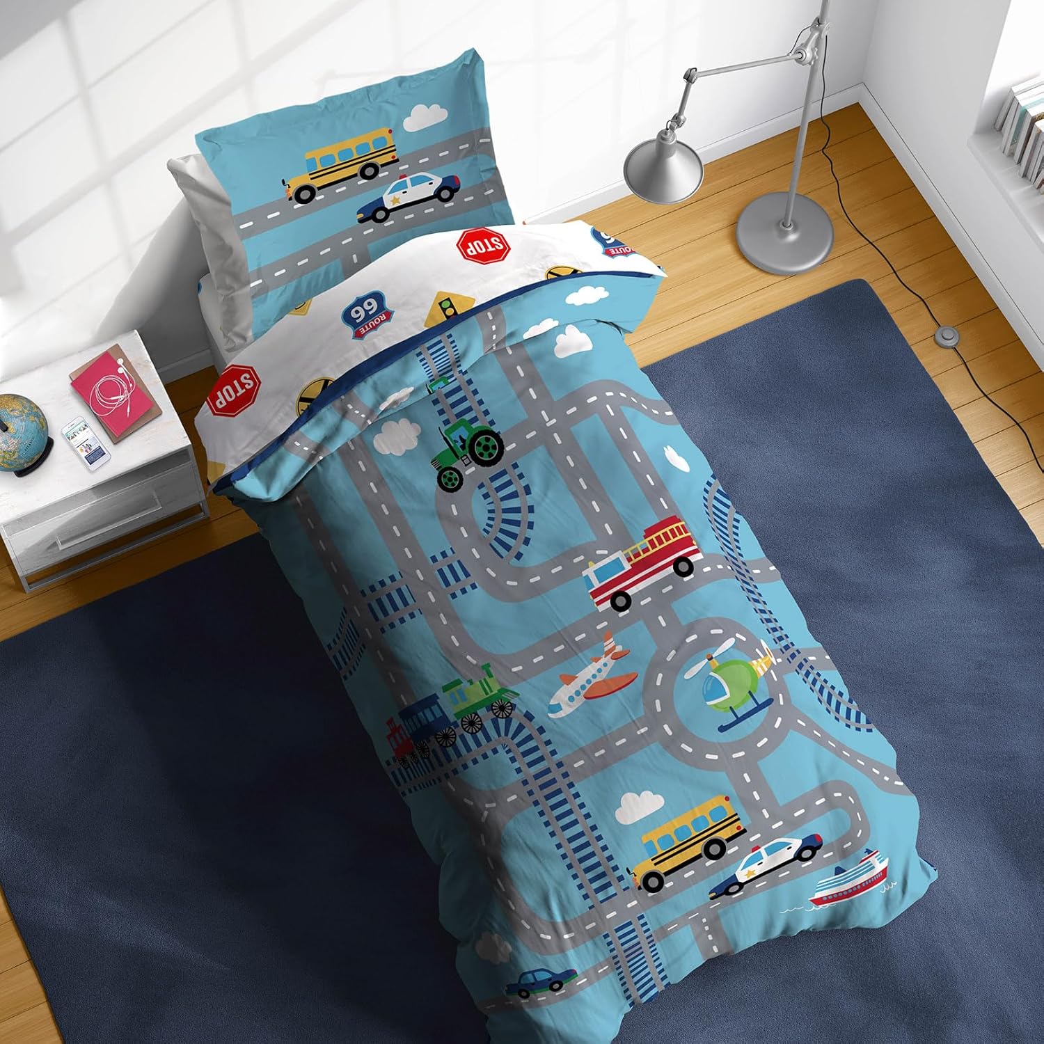 Sunny Side Up Twin Comforter Set - 5 Piece Kids Bedding