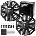 12 in High Performance Electric Cooling Slim Radiator Fan - Slim Fit