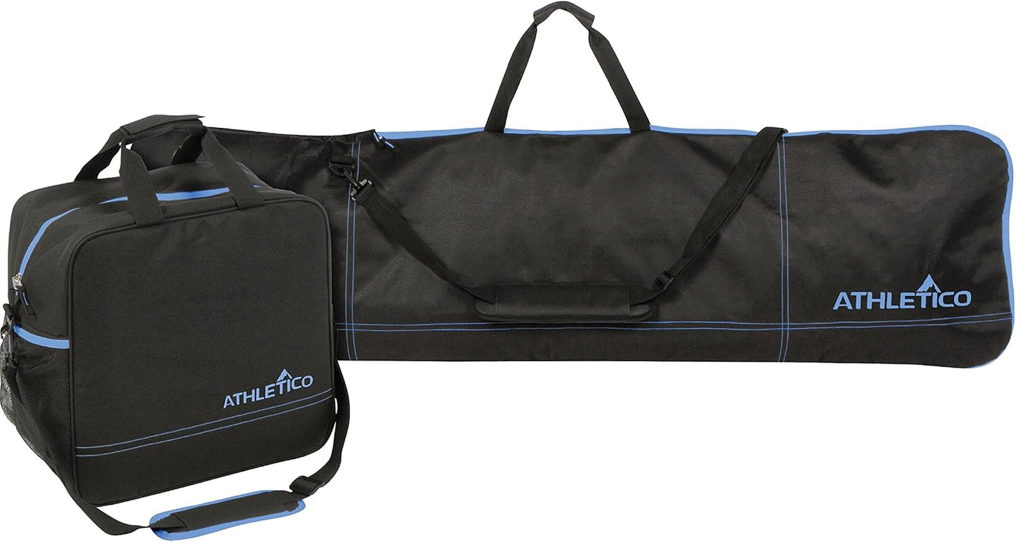 Athletico Two-Piece Snowboard and Boot Bag Combo for Easy Transport