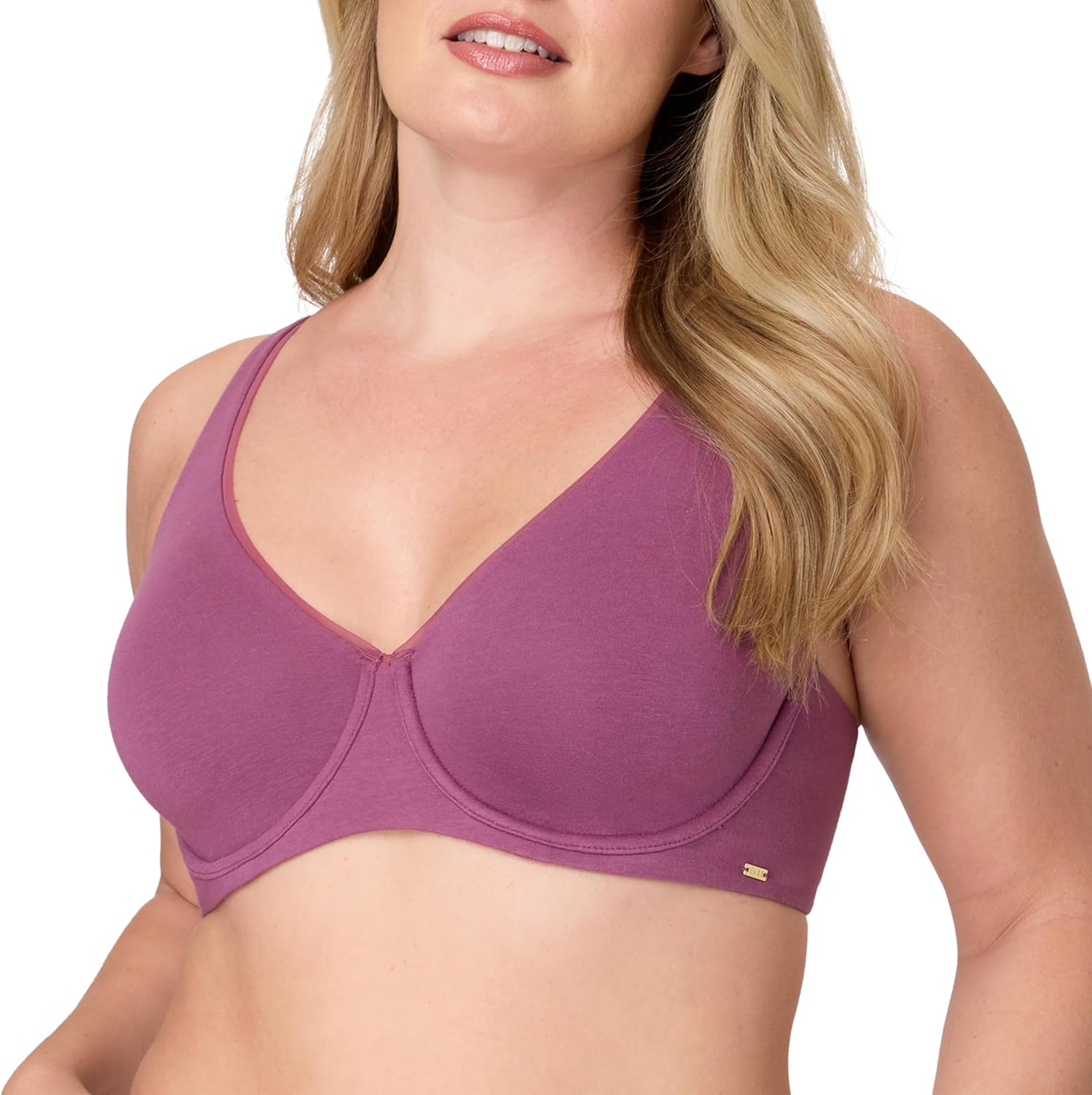Bali Women's Cotton Collection Underwire Bra for Comfort