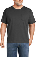 Lands' End Men's Super-T Short Sleeve T-Shirt with Pocket (Style FTB7)