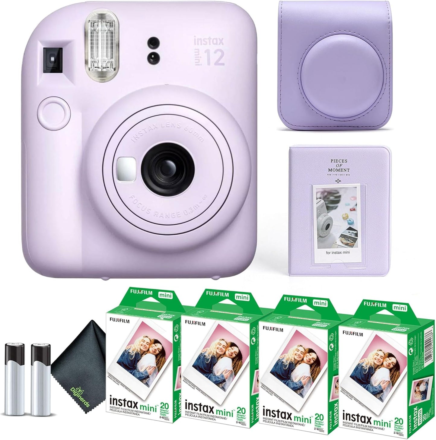 Fujifilm Instax Mini 12 Instant Camera Bundle for Memorable Moments