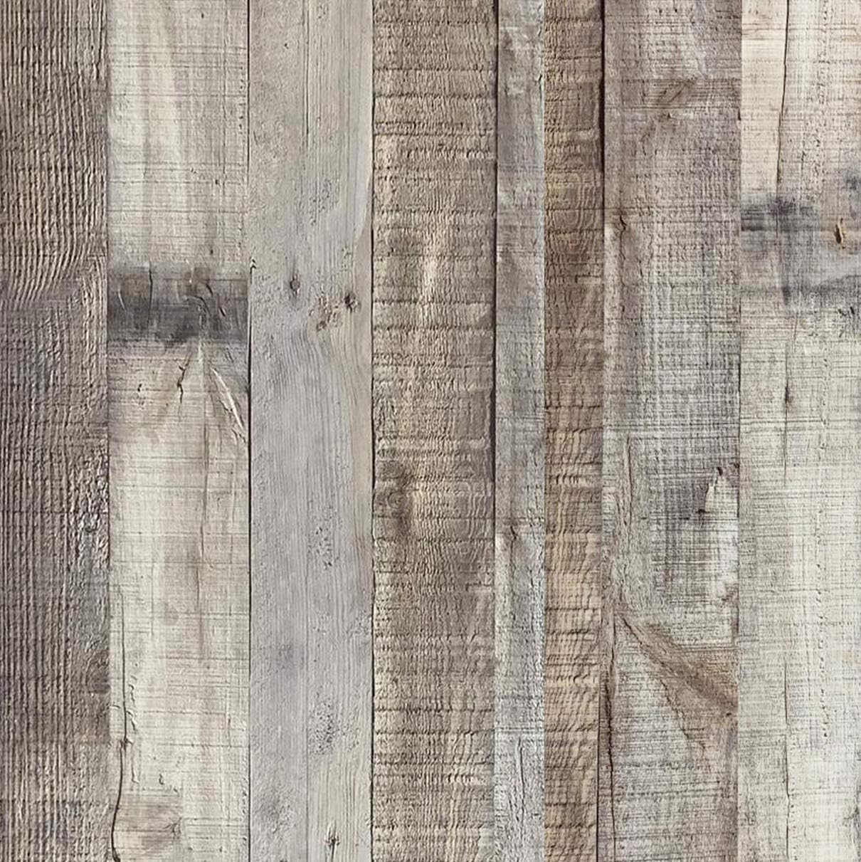 Rustic Wood Wallpaper Grain Paper for Vintage Home Decor