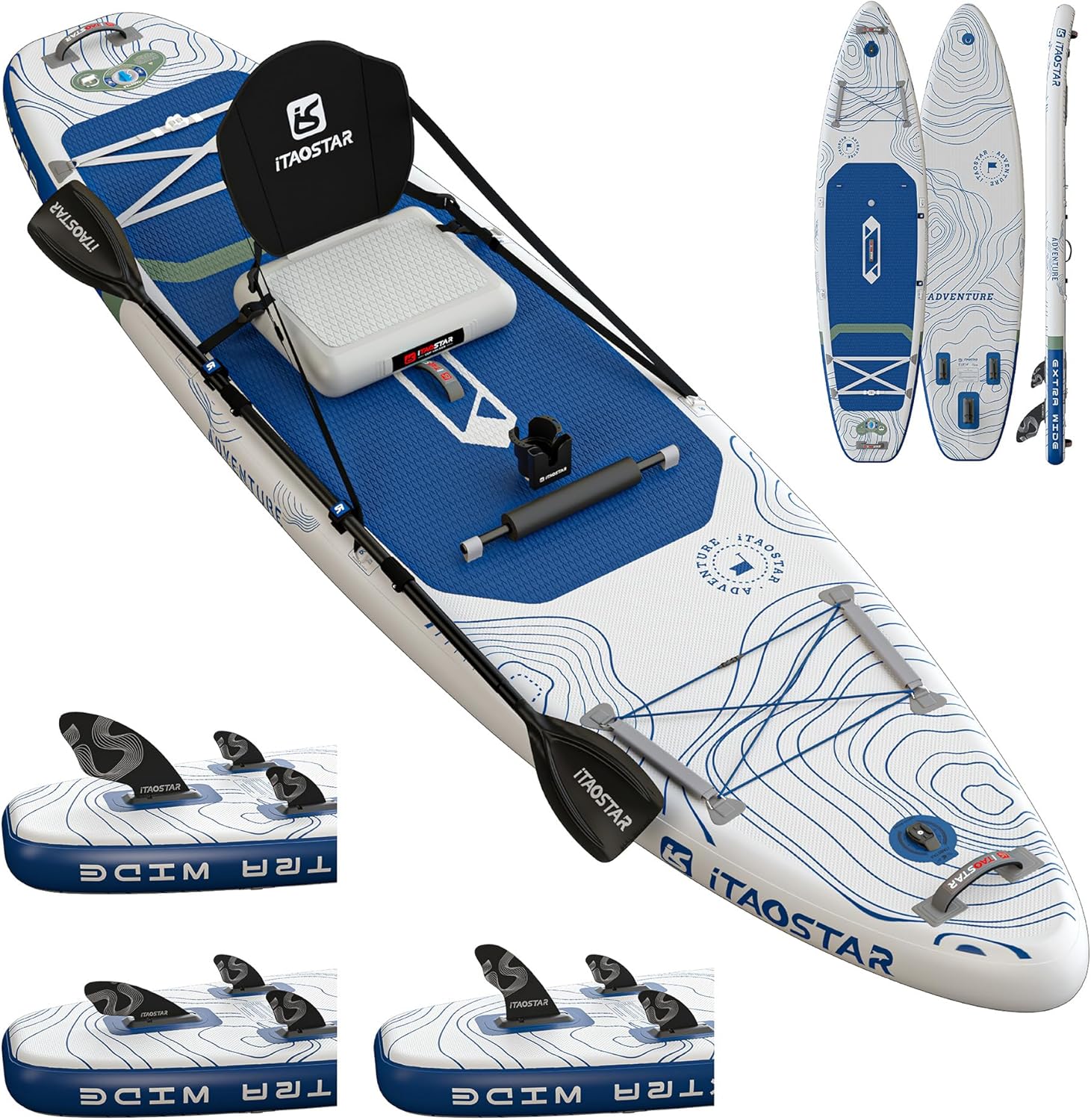 Adventure 1235in Extra Wide Paddle Board for All Skill Levels
