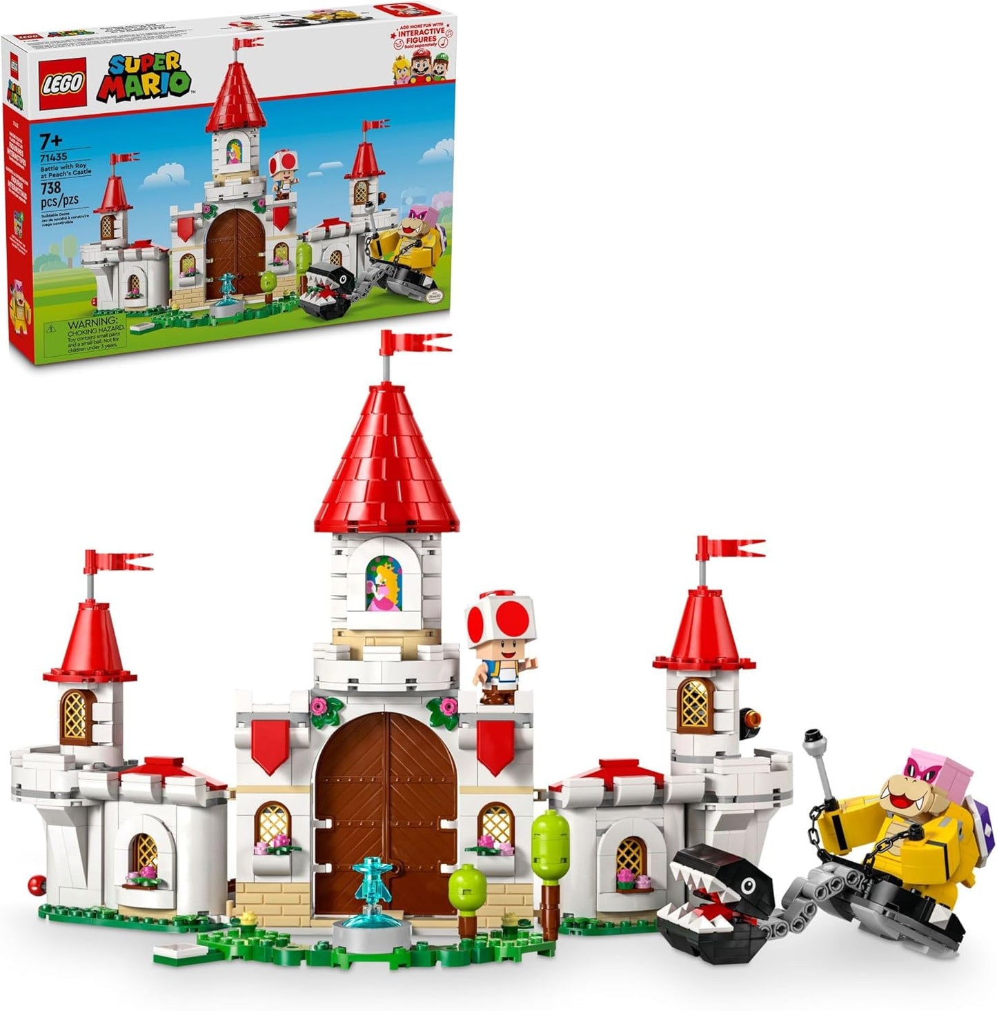 LEGO Super Mario Battle with Roy at Peach's Castle Adventure Set
