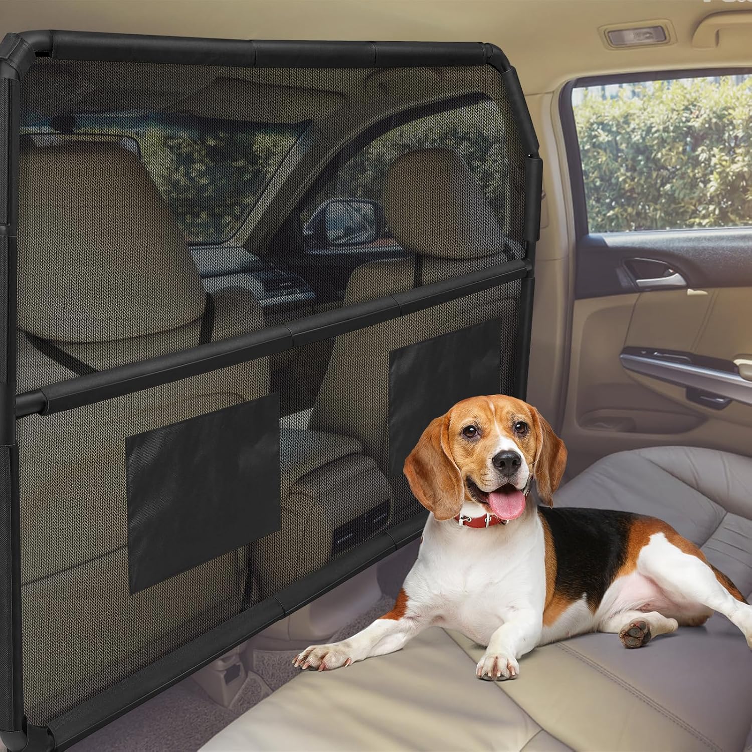 Dog Car Barrier for SUVs and Mid-Sized Vehicles - 50Inch Wide