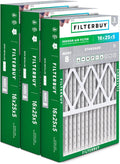 16x25x5 MERV 8 Air Filter 3-Pack - Whole House Dust Defense