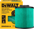 DEWALT Shop Vac Filters DXVC6914 HEPA Cartridge Filter - Improved Dust