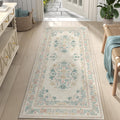 Vintage Floral Runner Rug 2x6 - Soft Non-Slip Carpet for Home