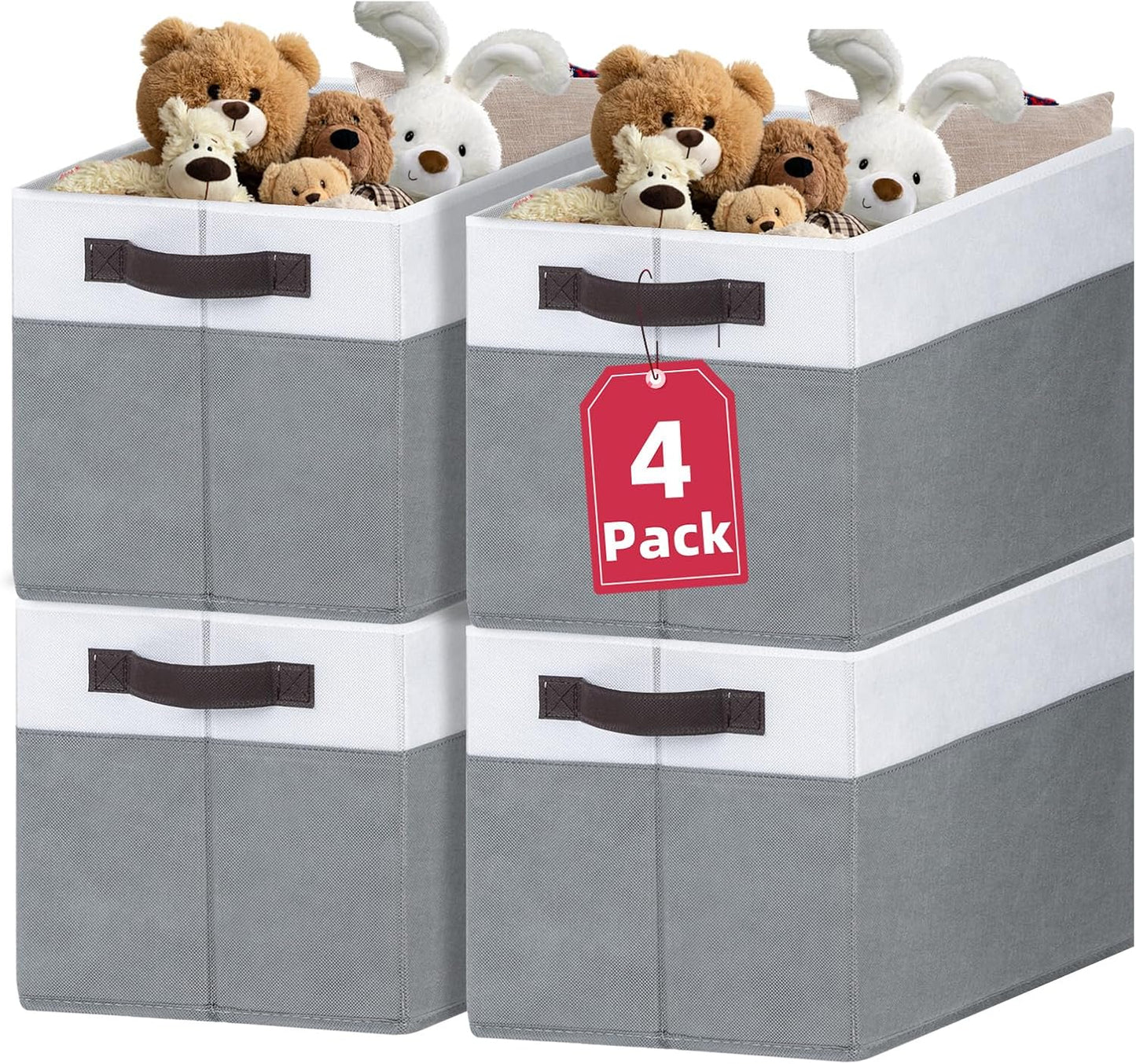 Criusia Extra Large Storage Bins for Organizing Clothes and Toys
