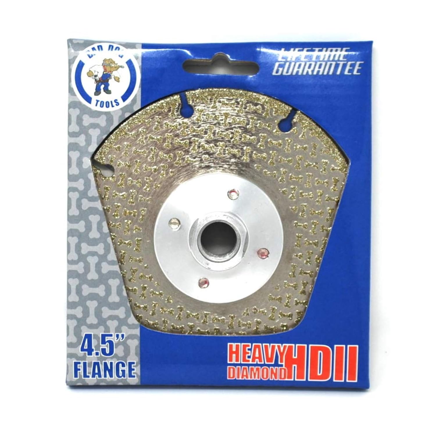 Bad Dog 4.5 Diamond Wheel: Flush Cut, Grind, Sand & Cut