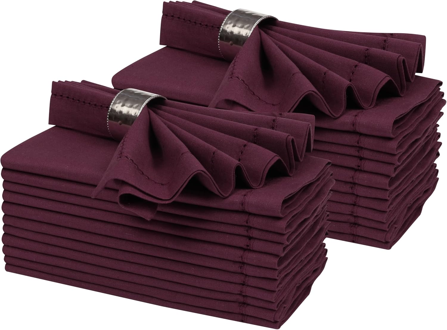 Premium Cotton Dinner Napkin Set of 24 for Elegant Dining
