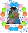 Multicolored Reusable Water Bomb Balloons - Fast Self-Fill Fun