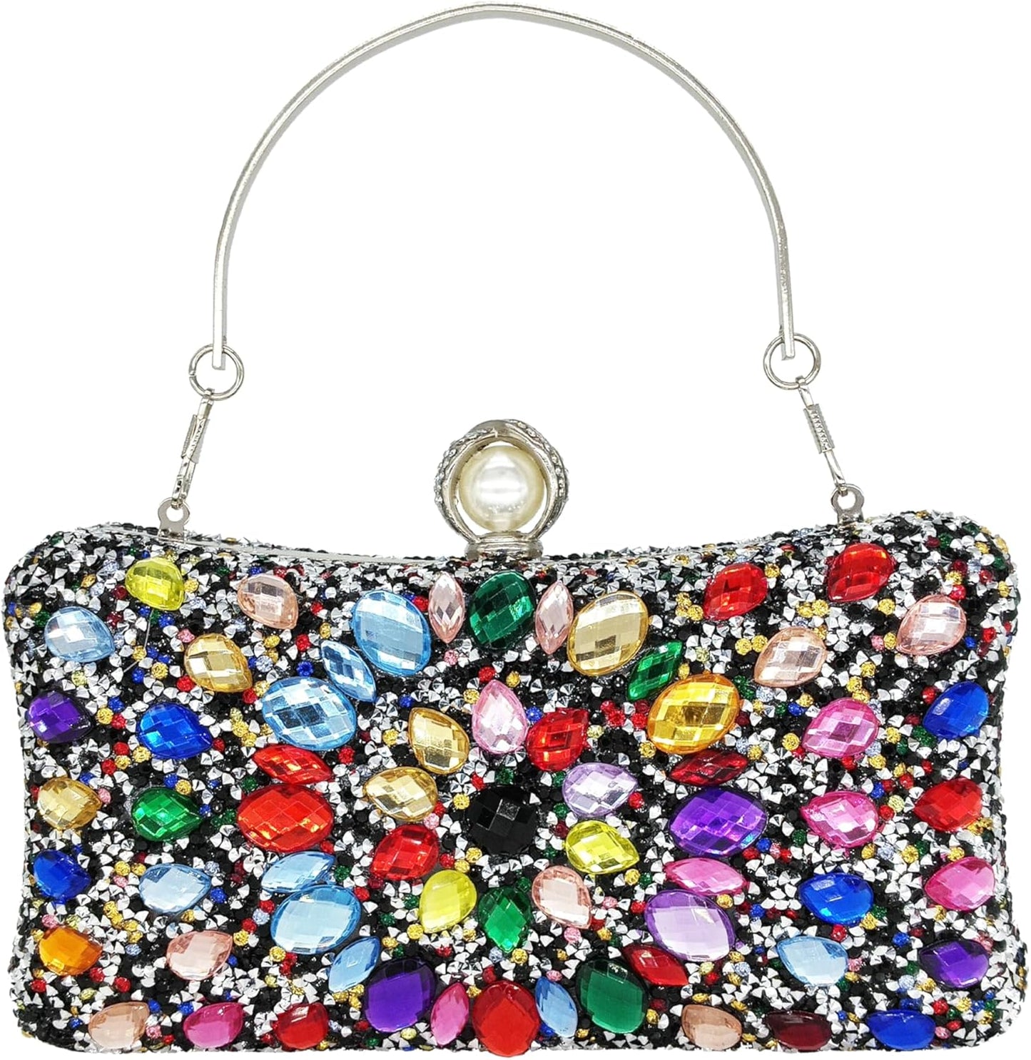 Rhinestone Clutch Purses for Women Evening Wedding Formal Bag