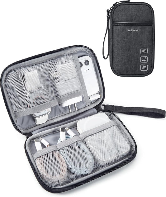Travel Tech Organizer - Keep Cables Tangle-Free!