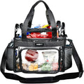 J.CARP Clear Bag Heavy Duty Backpack - Durable See Through Medium