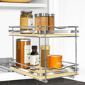 Pull Out Spice Rack Organizer for Inside Cabinets - Slim Slide-Out