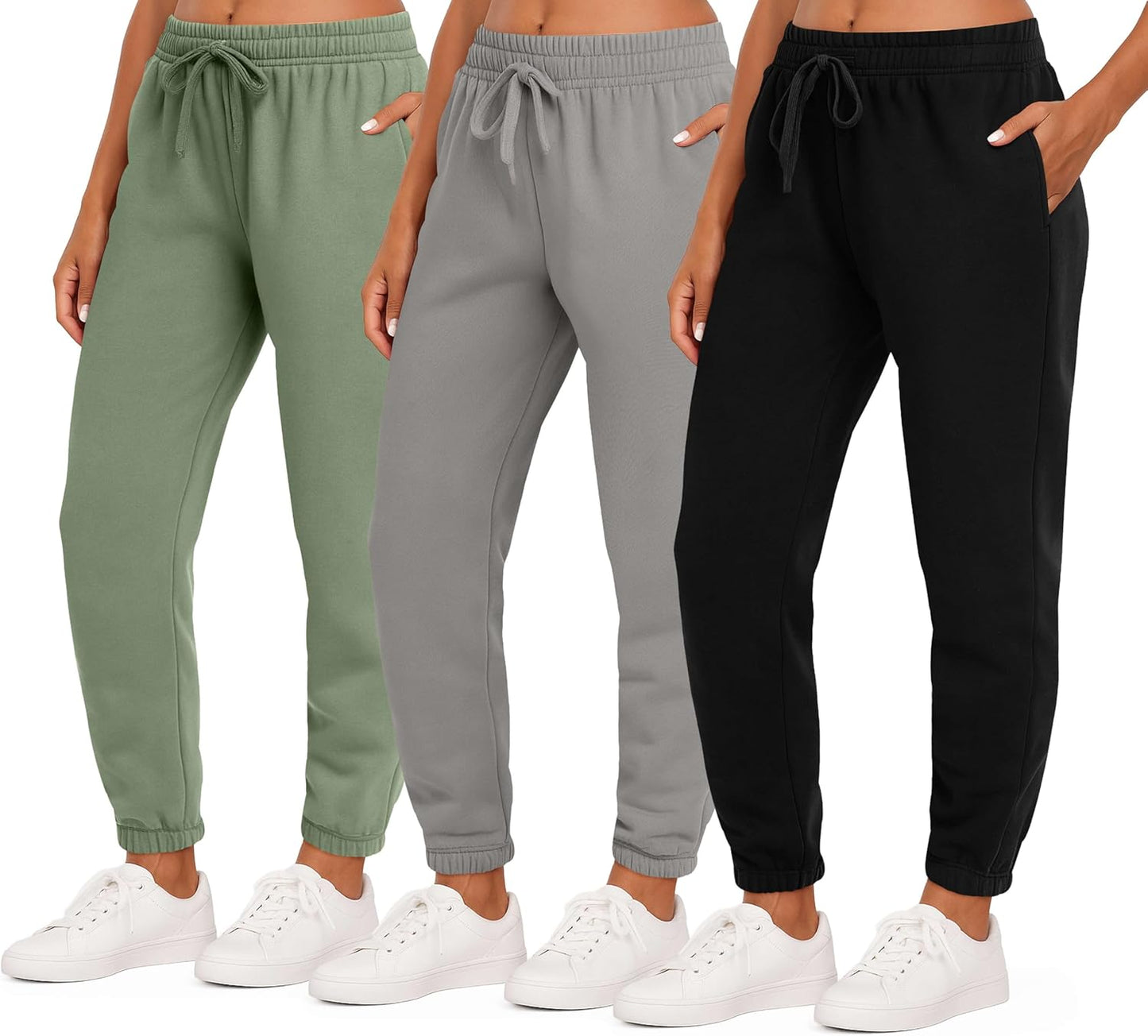 Fleece Joggers for Women: Comfy Athletic Sweatpants in Plus Size
