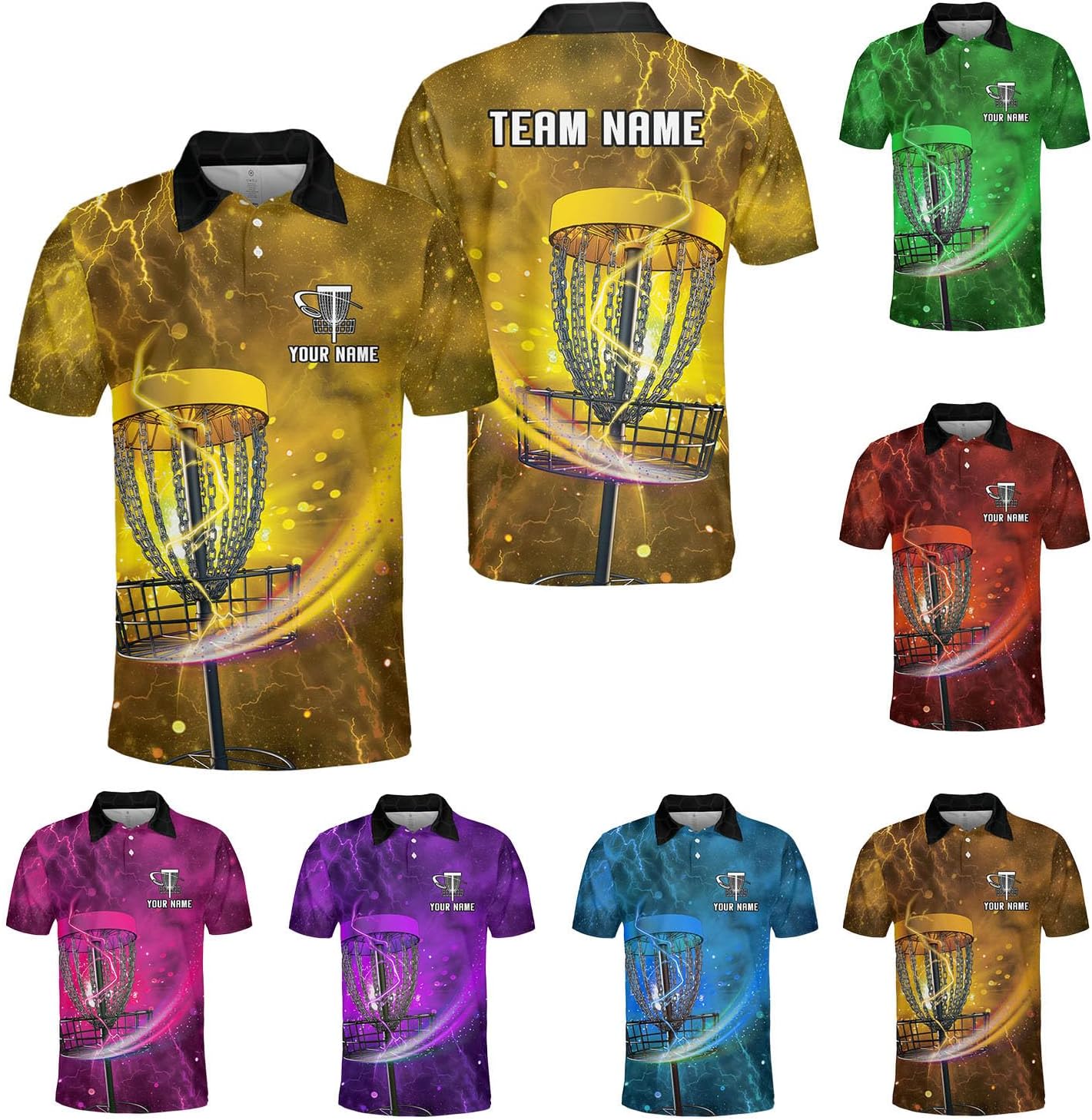 Custom Disc Golf Polo - Retro Style!