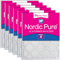 Nordic Pure 20x24x1 Tru Mini Pleat MERV 8 Filters 6 Pack