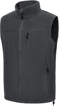 Mens Fleece Vest Full Zip Lightweight Outerwear - Warm, Functional
