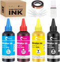 Hiipoo Sublimation Ink Refilled Bottles with Heat Tape - Vibrant Dye