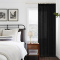 Extra Wide Curtains 90 in Long 60 in Width - Thick Linen Pleated Panel