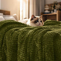 PHF Ultra Soft Flannel Fleece Blanket Queen Size - Lightweight Warmth