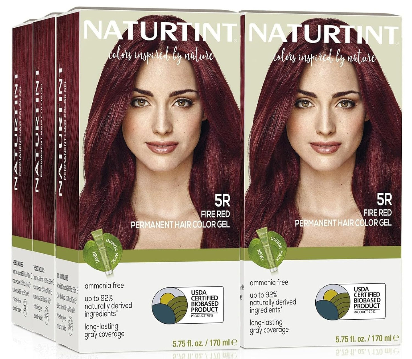 Naturtint 5R Fire Red Permanent Hair Color for Vibrant Results