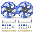 10 Inch Universal Slim Fan Push Pull Electric Radiator 12V 80W - High