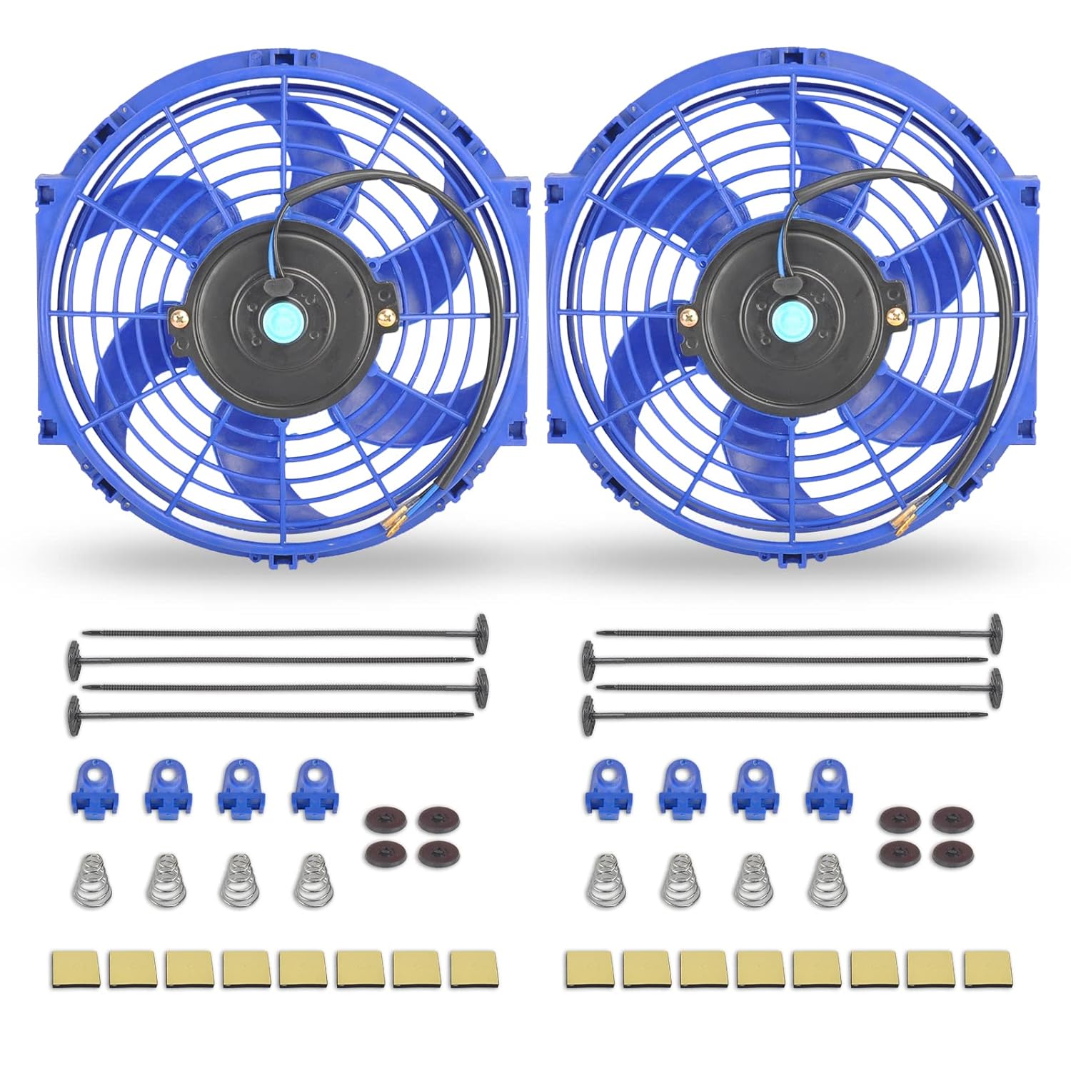 10 Inch Universal Slim Fan Push Pull Electric Radiator Cooling Kit