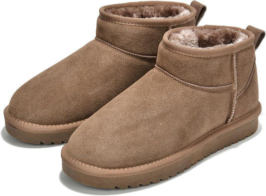 Project Cloud Genuine Leather Ankle Boots for Women - Stylish & Warm