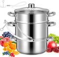 Stainless Steel Steam Juicer Extractor 5 Qt - Nutrient-Rich Juice