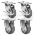 3 Inch Caster Wheels Set of 4 Heavy Duty with Brake for Furniture