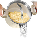 GOTHAM STEEL 5 Qt Ceramic Stock Pot Multipurpose Pasta Pot - Easy