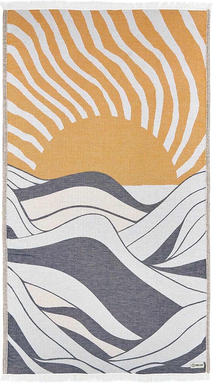 Sand Cloud Turkish Beach Towel - Ultra Soft & Quick Dry Towel