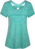 Kimmery Yoga Shirt with Criss Cross Back