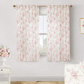 Print Curtains for Girls Bedroom by Lino Rosa - Floral Elegance
