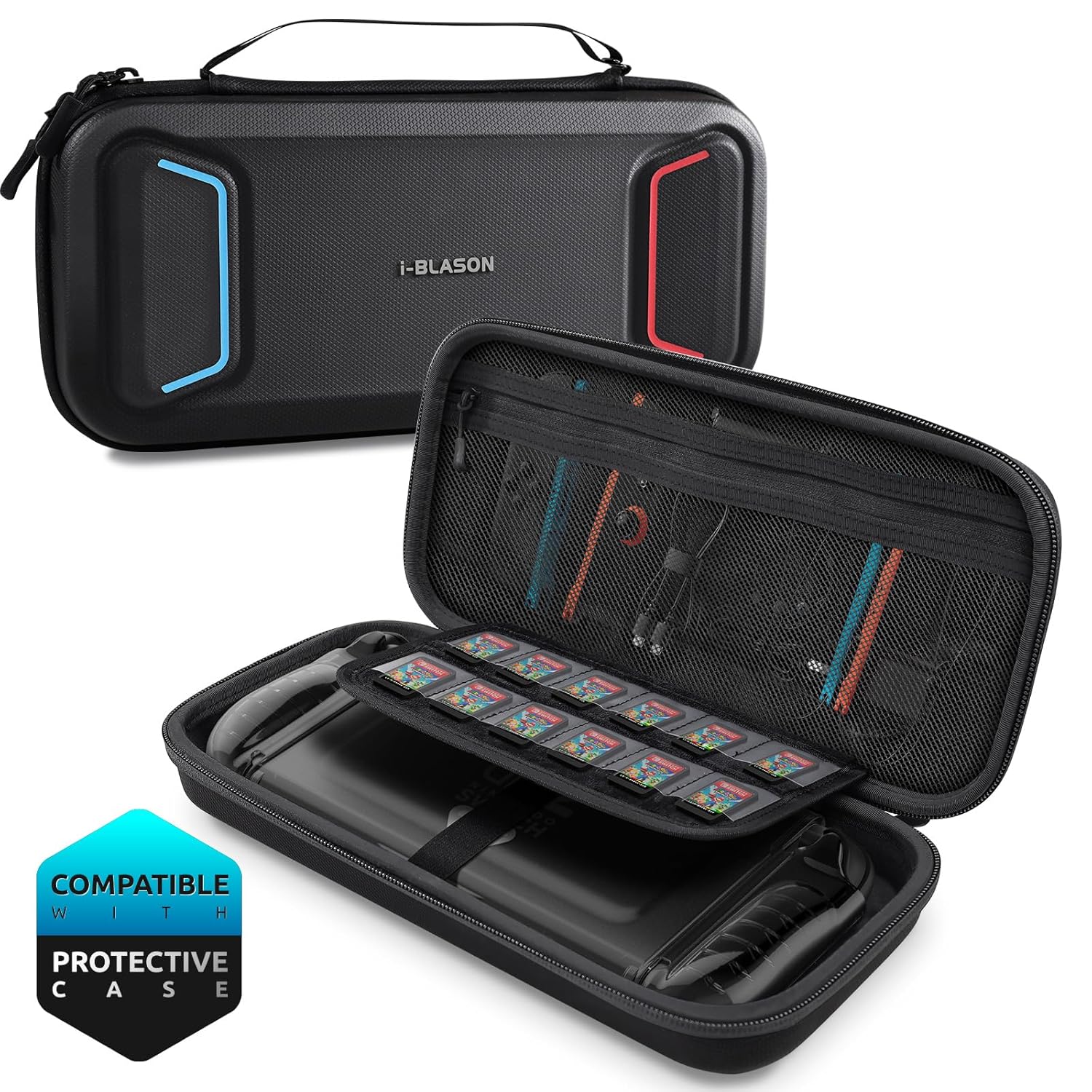 i-Blason Waterproof Hard Shell Case for Nintendo Switch Travel