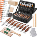 Olerqzer Wood Carving Kit 35-in-1 Whittling Knife Set - Starter Kit