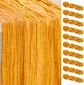 Gold Cheesecloth Table Runner 35x120 in 10 Pack - Rustic Sheer Decor