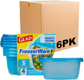 GladWare Freezerware Small Rectangle Meal Containers - Airtight Seal