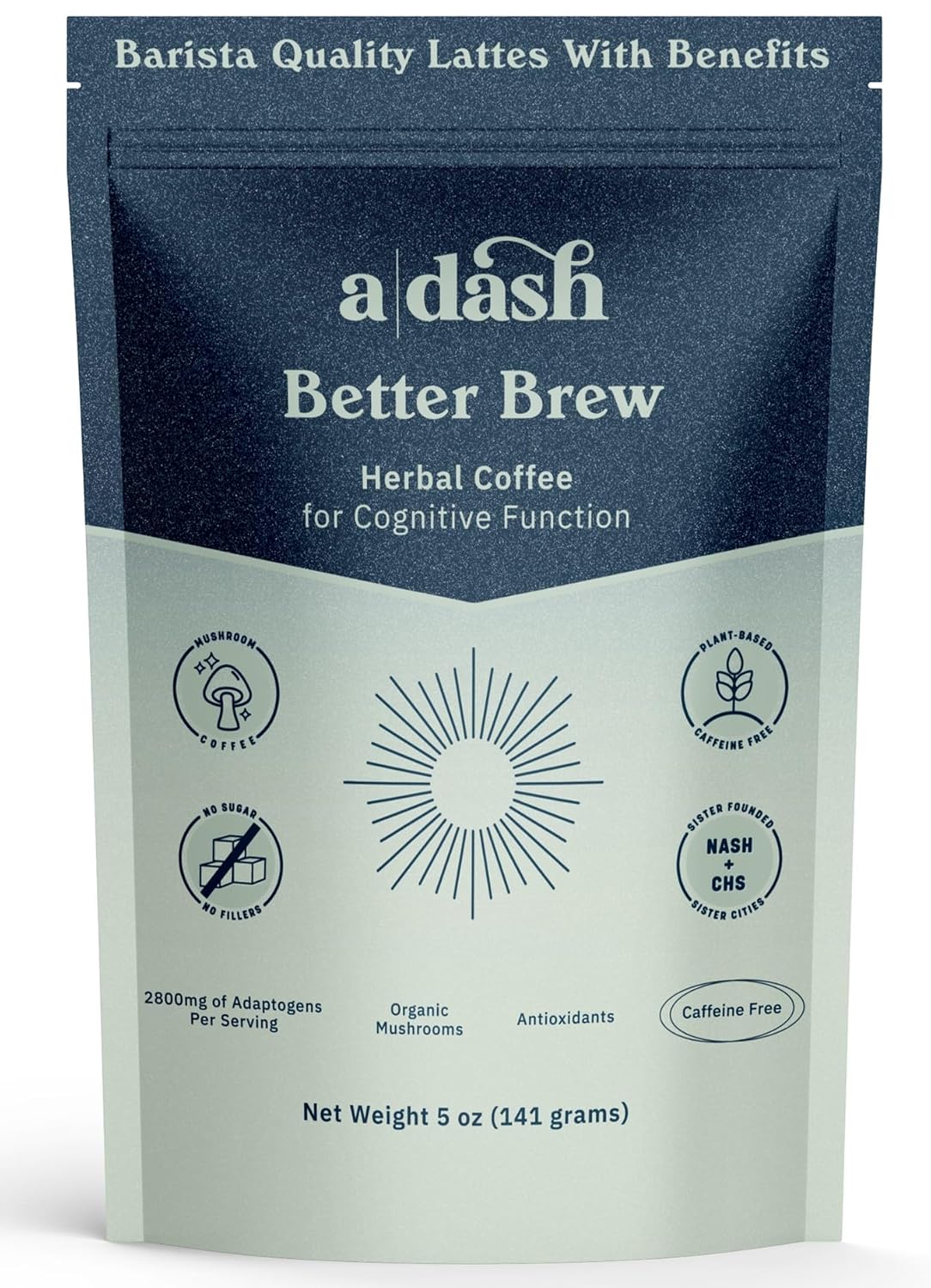Organic Mushroom Coffee Blend, Caffeine-Free Energy Boost